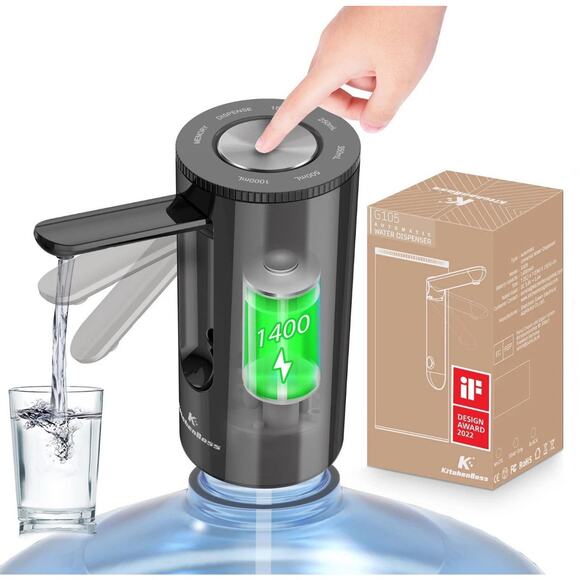 Universal Water-Bottle Pump Dispenser 5-Gallon: Foldable Automatic FAST SHIPPING - Picture 1 of 12